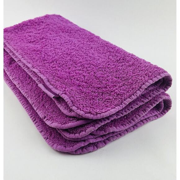 Abyss Hand Towels Pink Fuschia Orchid Egyptian Cotton Bath Mat Rug Portugal Long - Picture 3 of 11